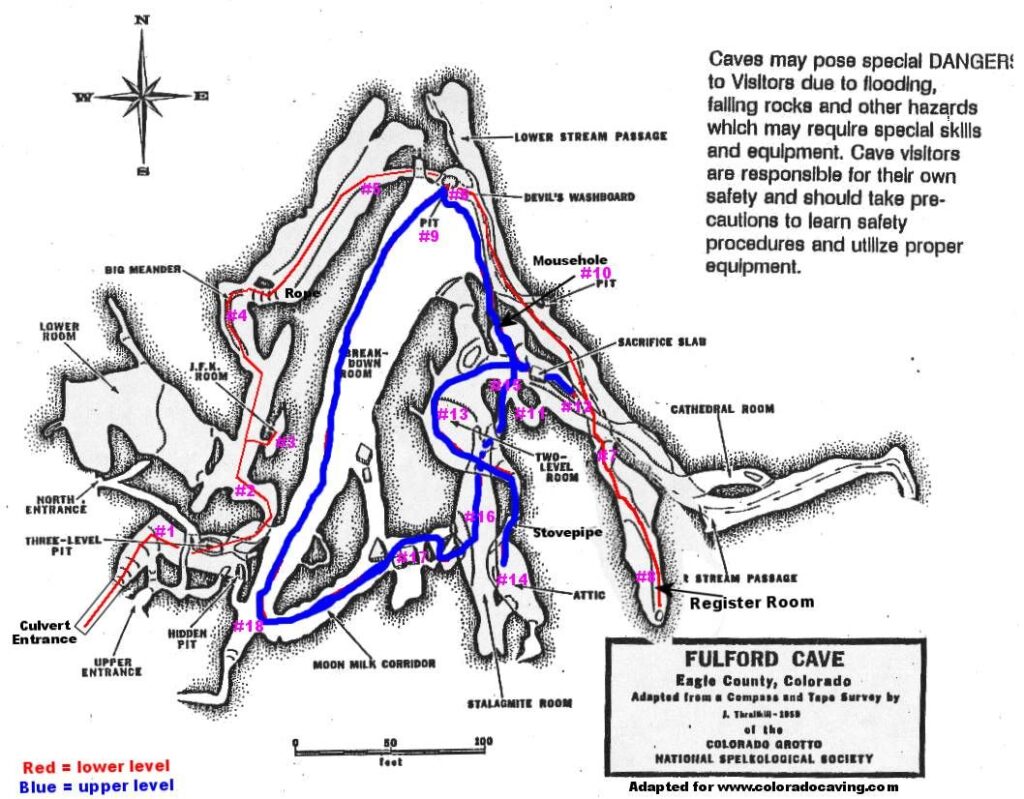 Fulford cave map.